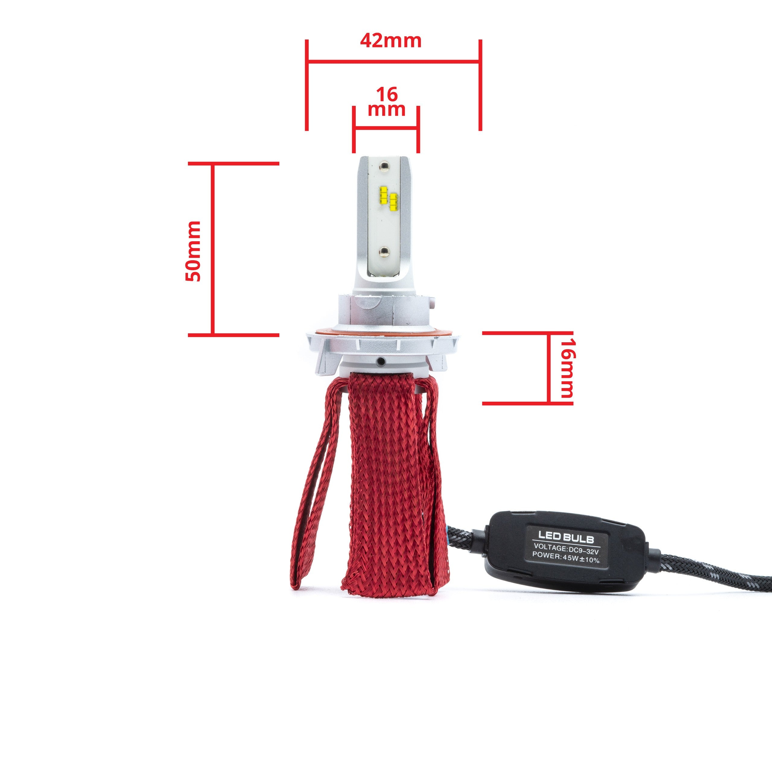 LED-konverteringssats – H13 – 6000K – 9V - 32V – Px26.4t – 2-pack