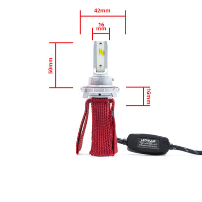 LED-konverteringssats – H13 – 6000K – 9V - 32V – Px26.4t – 2-pack