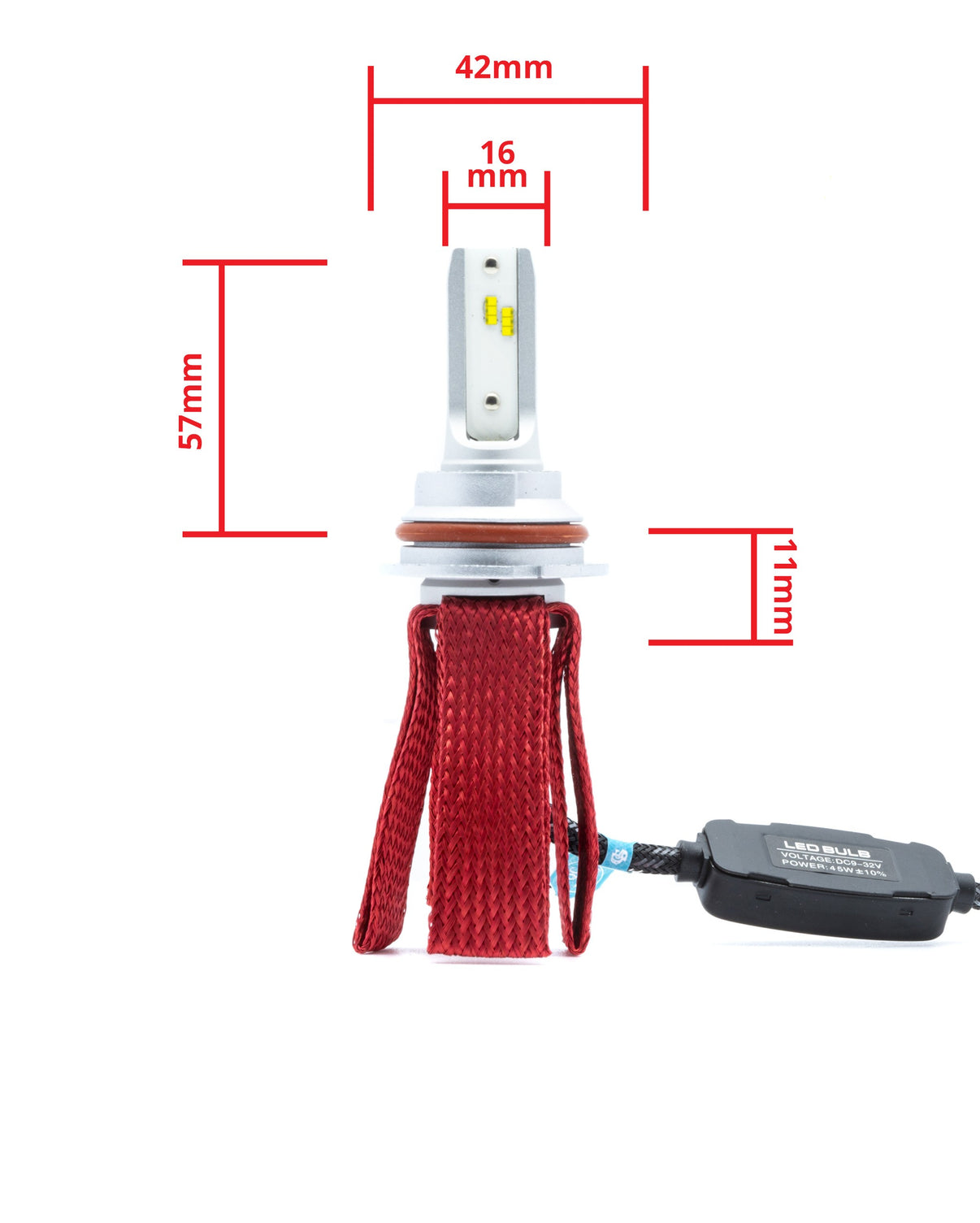 LED-konverteringssats – HB5 – 6000K – 9V - 32V – P29t-PX29t – 2-pack