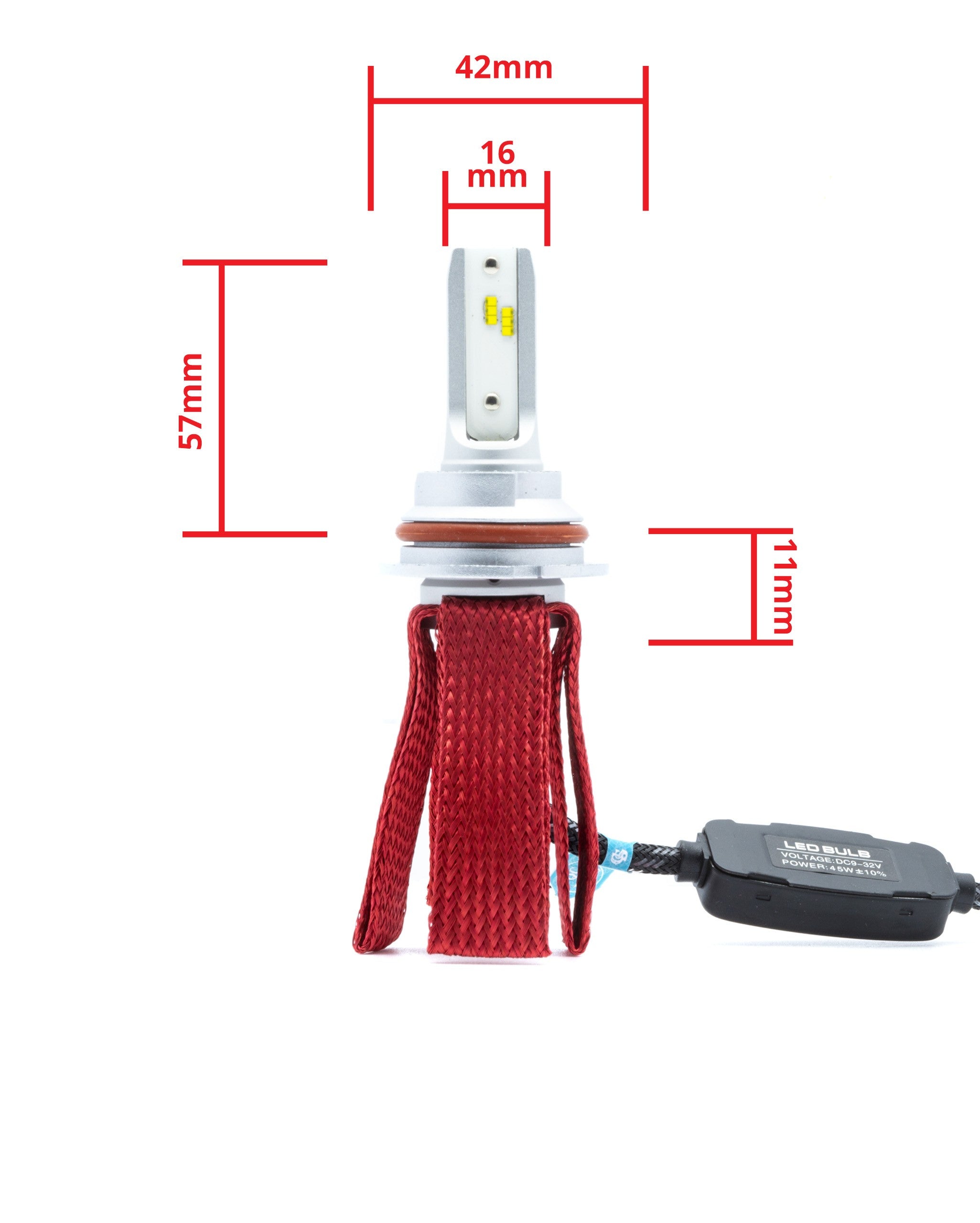 LED-konverteringssats – HB5 – 6000K – 9V - 32V – P29t-PX29t – 2-pack