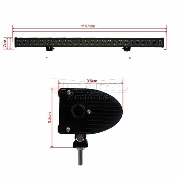 LED-arbetslampa – 260 W – 6000K – 26 LED – 1192 mm