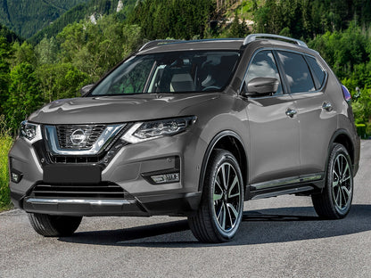 Lastskydd Nissan X-Trail III (T32) facelift 2017–2021 – Silver satin – detaljbild 3