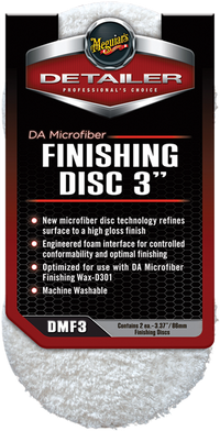 Meguiar's DA Microfiber Finishing Pad 3" 2 – pack – produktbild framifrån | Meguiar's
