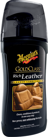 Meguiar's Gold Class Rich Leather – produktbild framifrån | Meguiar's