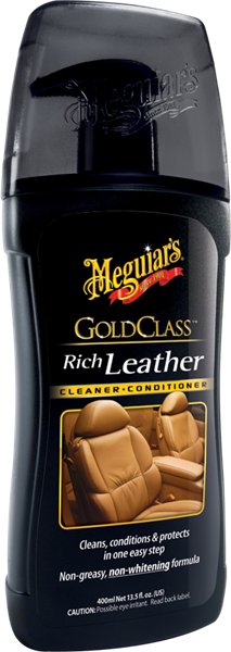 Meguiar's Gold Class Rich Leather – produktbild framifrån | Meguiar's