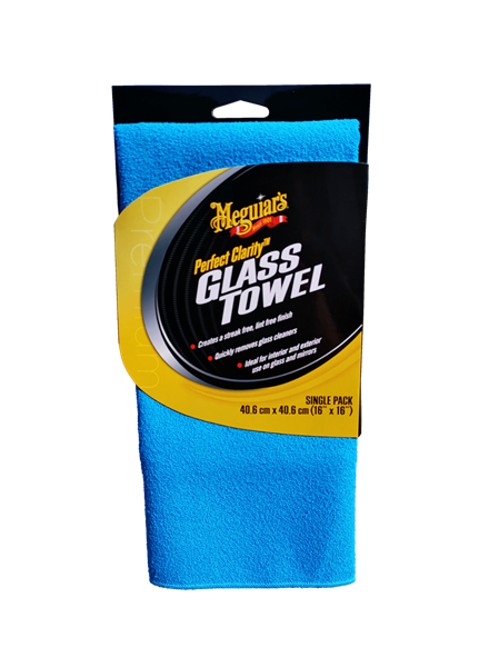 Meguiar's Perfect Clarity Glass Towel – produktbild framifrån | Meguiar's