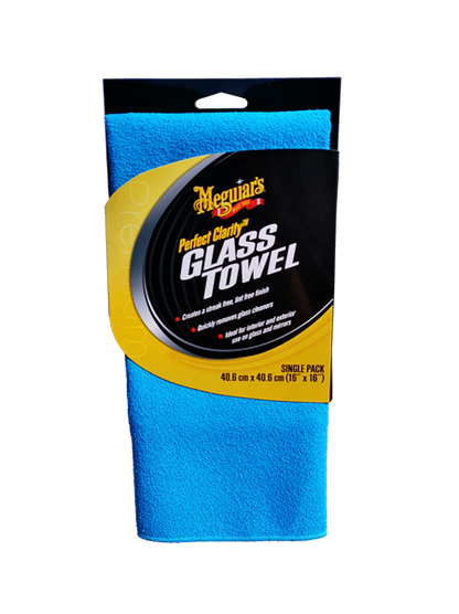 Meguiar's Perfect Clarity Glass Towel – produktbild framifrån | Meguiar's