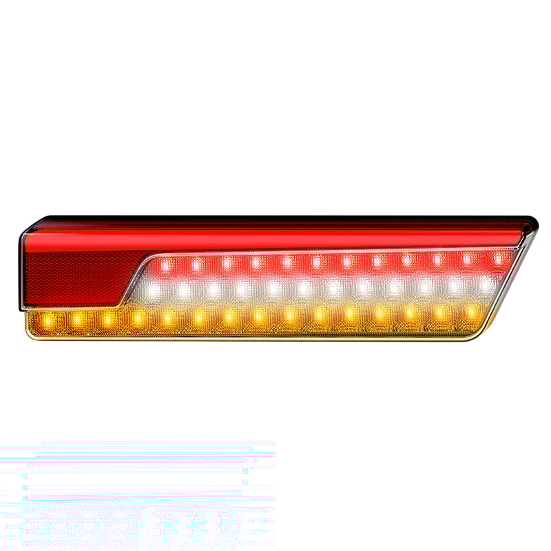 Kombinationslampa 355BARWMR Black – Right – produktbild framifrån | LEA