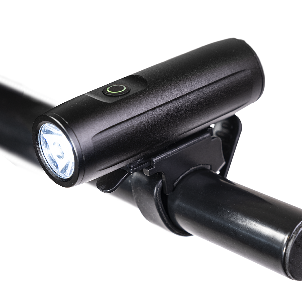 Smarter Bullit Cykellampa F290 VIT – 400lm – produktbild framifrån | SMARTER