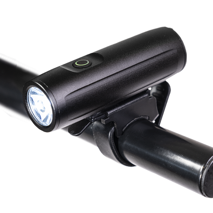 Smarter Bullit Cykellampa F290 VIT – 400lm – produktbild framifrån | SMARTER
