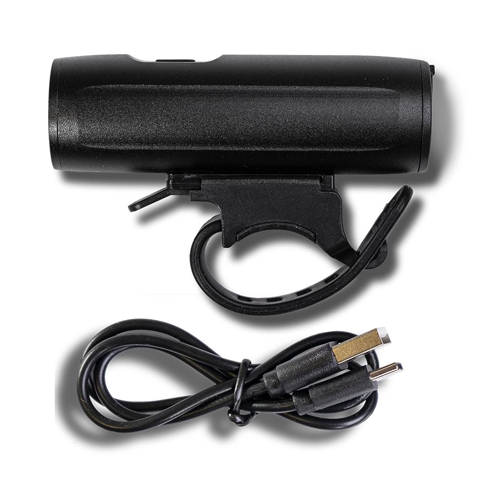 Smarter Bullit Cykellampa F290 VIT – 400lm – närbild detaljer | SMARTER
