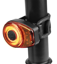 Smarter Bullit Cykellampa B200 RÖD – 50lm – produktbild framifrån | SMARTER