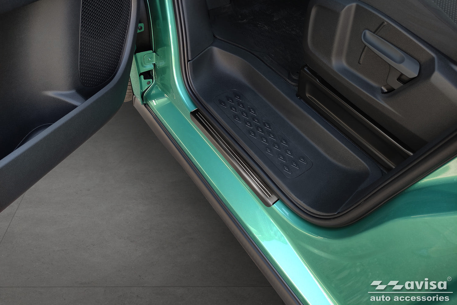 Tröskelskydd Lines Volskwagen ID Buzz (EB)/ ID Buzz Cargo (Ebn) 2022+ – Svart – detaljbild 3