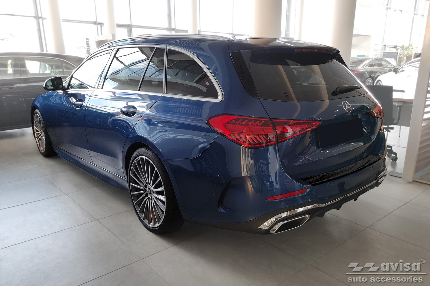 Lastskydd Mercedes C Class V Kombi AMG S206 2021+ – Svart – detaljbild 2