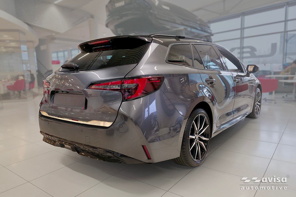 Bakluckelist Toyota Corolla XII Touring Sports 2018+/ GR Sport 2018+ – Spegelpolerat silver (2/38124) – detaljbild 2