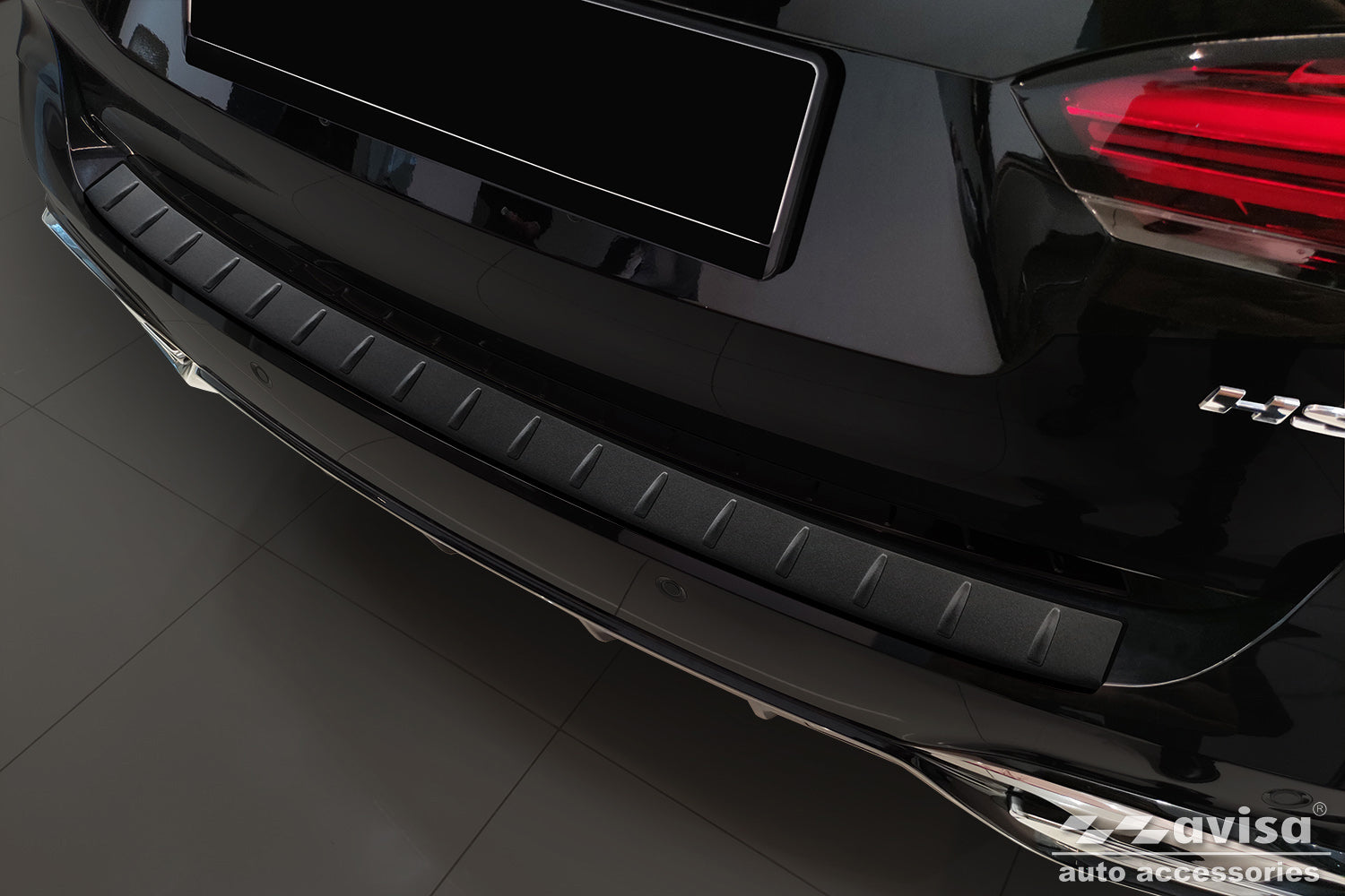 Lastskydd Black Mat MG HS/ Ehs facelift 2020–2023, facelift 2023–2024 – Mattsvart – detaljbild 3
