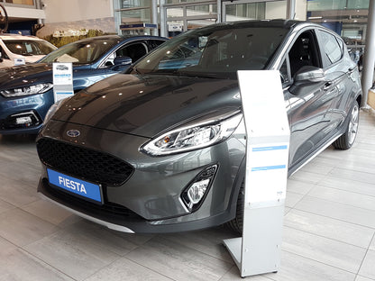 Lastskydd Ford Fiesta MK8 5-dörrars/ 3-dörrars/ Active/ Vignale/ ST 2017+ m.fl. – Silver satin – detaljbild 3