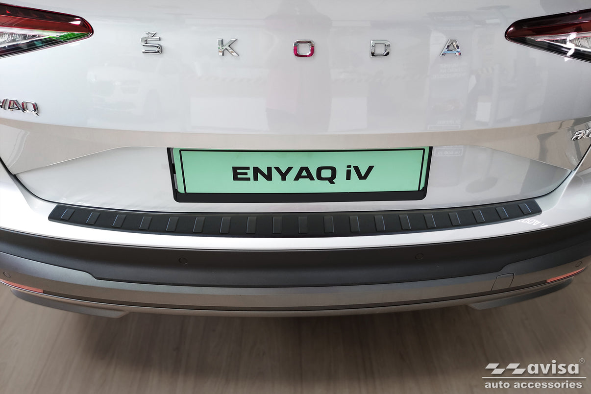 Lastskydd Black Mat Skoda Enyaq IV 2020+ – Mattsvart – detaljbild 3