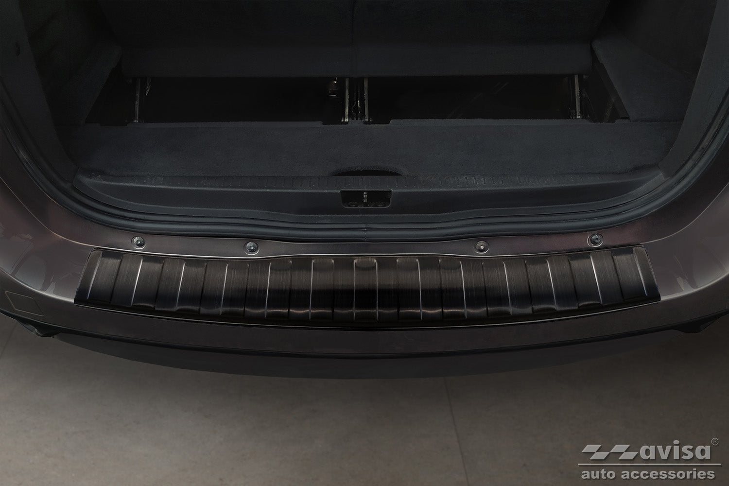 Lastskydd Renault Grand Scenic III minivan 2009–2013, facelift 2013–2016 – Svart – detaljbild 3