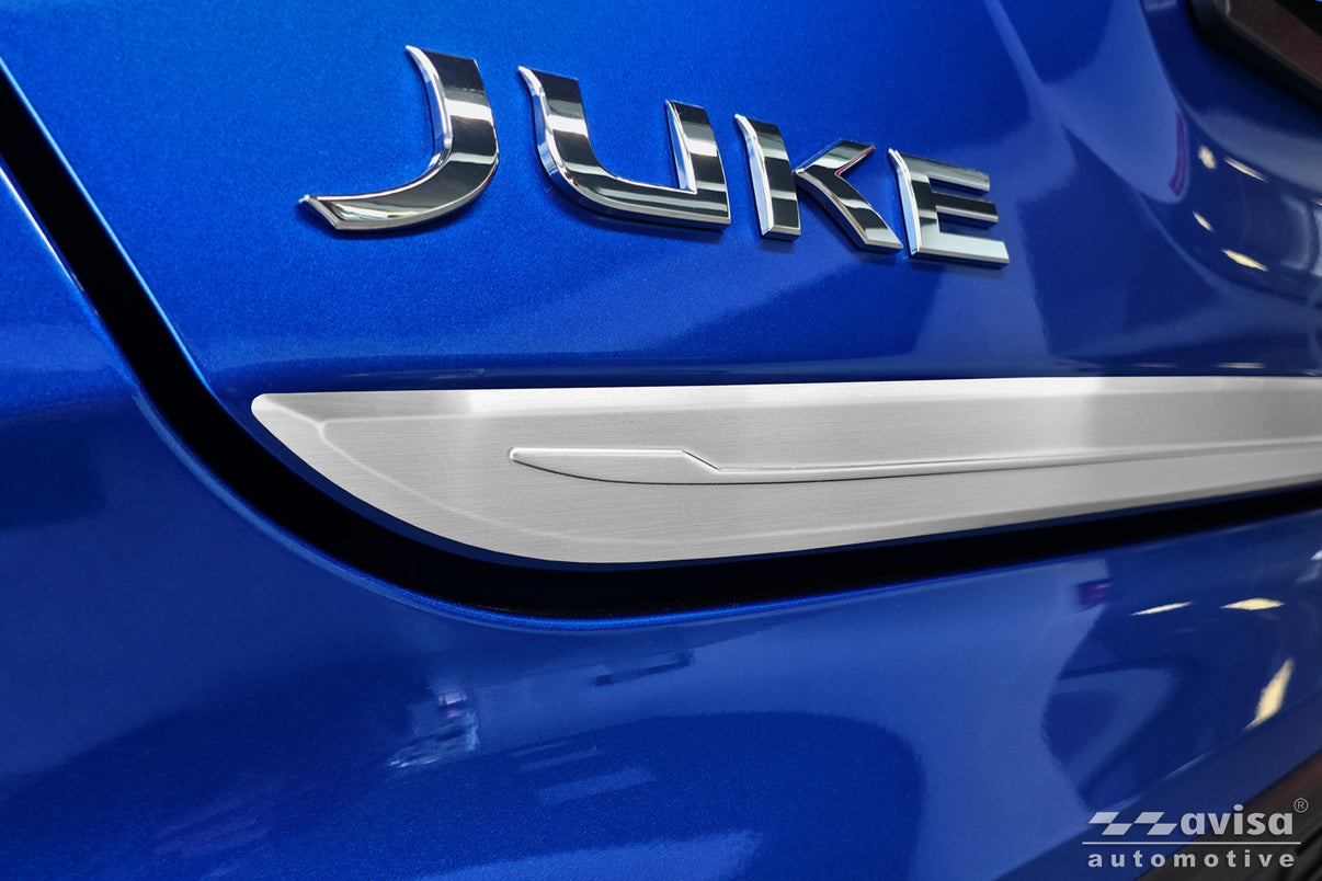 Bakluckelist Nissan Juke II 2019+ – Silver satin – detaljbild 3