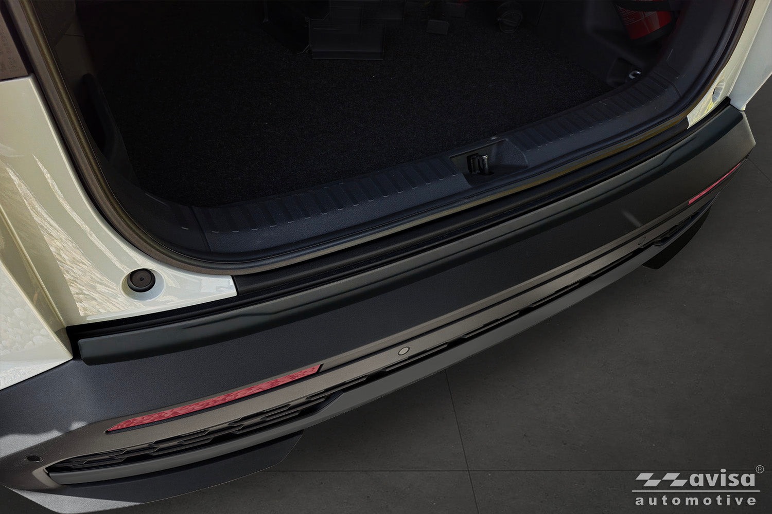 Lastskydd Black Mat Skoda Elroq 2025+ – Mattsvart – detaljbild 3