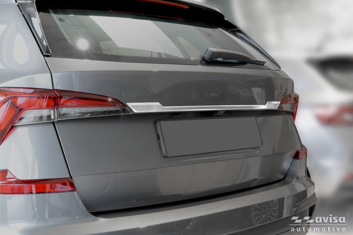 Bakluckelist Skoda Kamiq 2019+24, facelift 24– – Silver satin – detaljbild 3