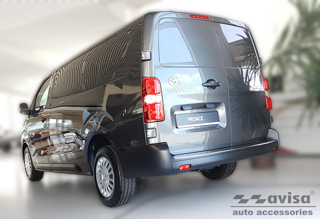 Lastskydd Opel Zafira Life 2019+ / Toyota Proace II furgon 2016+ – Silver satin – detaljbild 2