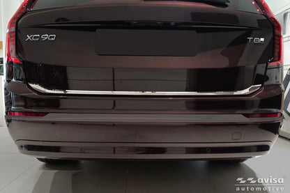 Bakluckelist Volvo XC90 II 2015–2019, facelift 2019–2024, facelift 2024+ – Spegelpolerat silver – detaljbild 3