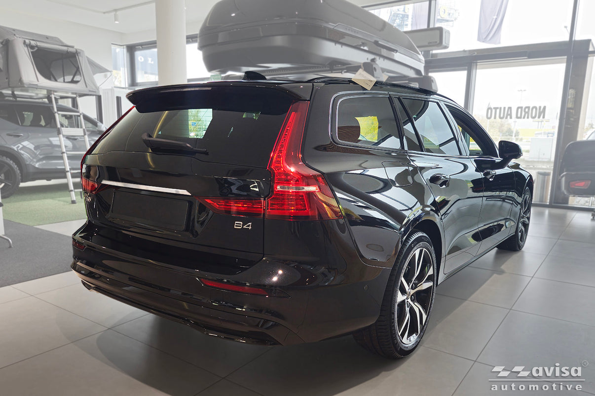 Bakluckelist Volvo V60 II 2018+ – Silver satin – detaljbild 2
