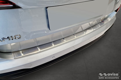 Lastskydd Skoda Kamiq crossover facelift 2024+ – Silver satin – detaljbild 3