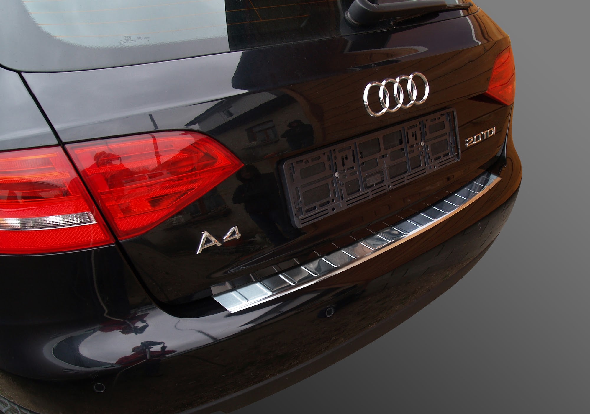 Lastskydd Audi A4 B8 Allroad 2011–2015 / Audi A4 B8 8 Avant facelift 2012–2015 – Silver satin – detaljbild 2