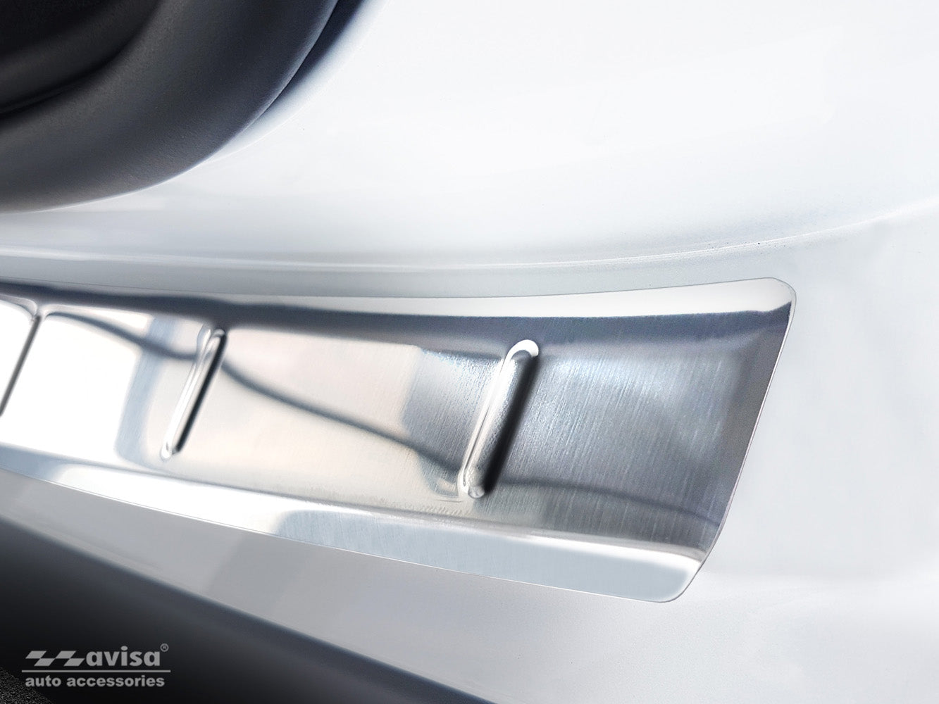 Lastskydd Citroen C5 Aircross 2018–2022, facelift 2022–2025 – Silver satin – detaljbild 2