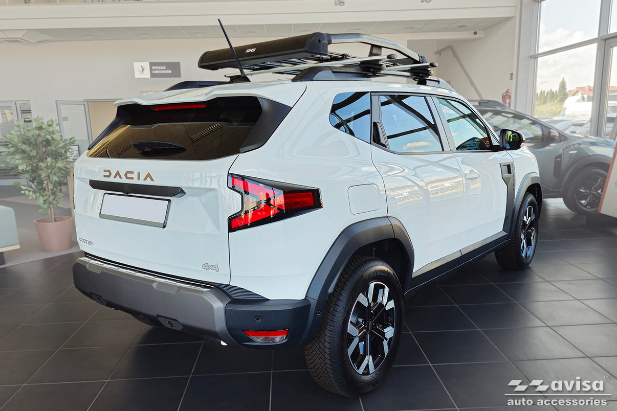 Lastskydd Dacia Duster III 2024+ – Silver satin – detaljbild 2