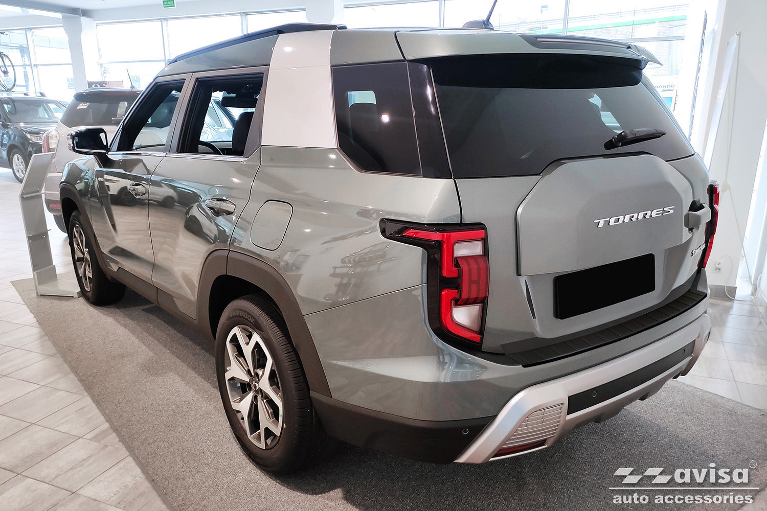 Lastskydd Black Mat Ssangyong Torres 2023+ – Mattsvart – detaljbild 2