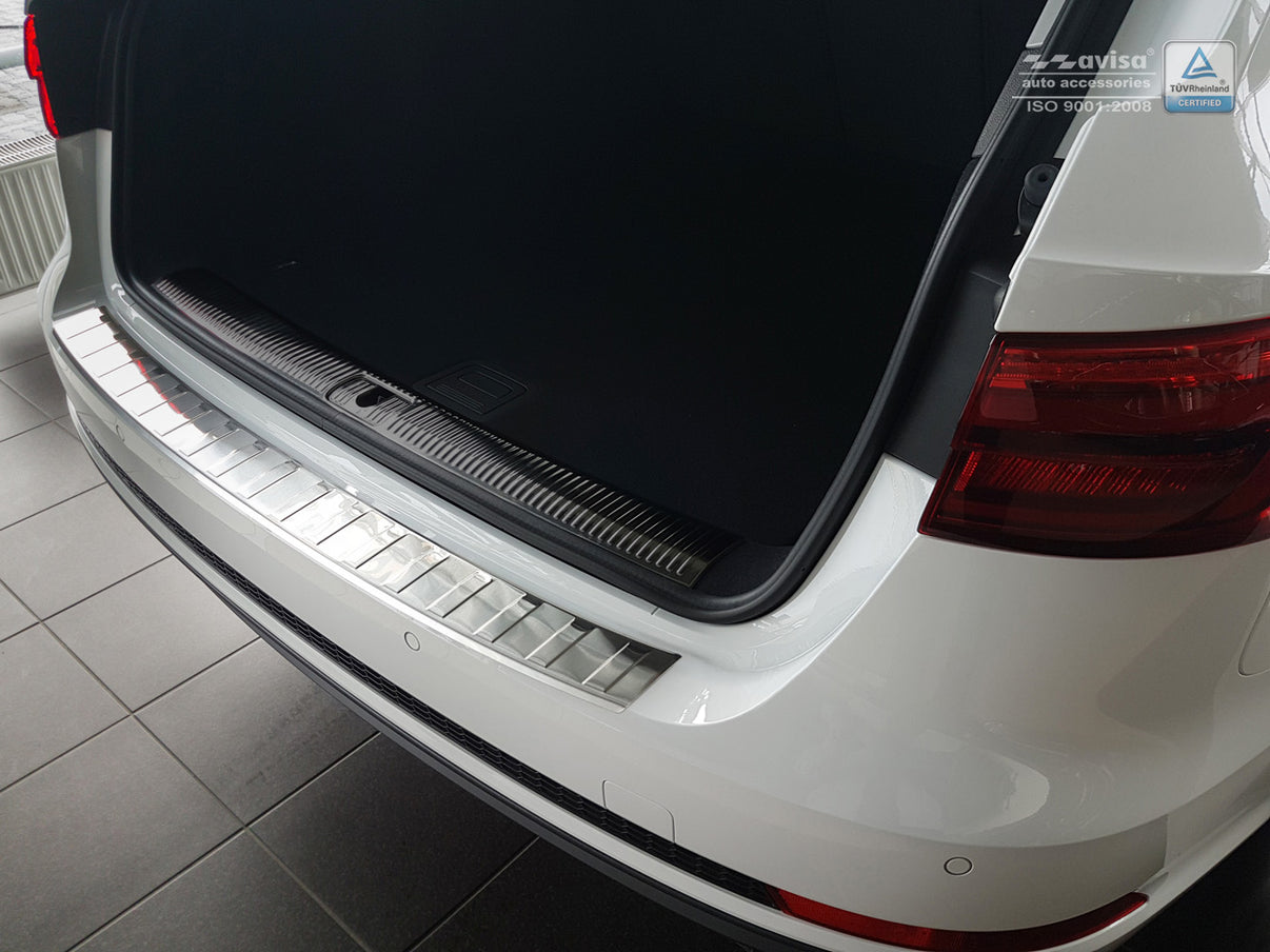 Lastskydd Audi A4 B9 Avant/ S-line 2015–2019, facelift 2019+ / Audi S4 Avant 2015–2019, facelift 2019+ – Silver satin – detaljbild 3