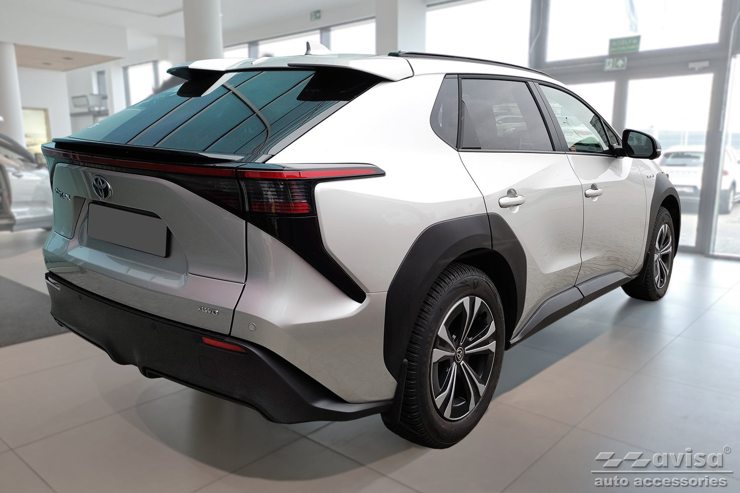 Lastskydd Black Mat Subaru Solterra 2022+ / Toyota BZ4X (Eam) 2022+ – Mattsvart – detaljbild 2