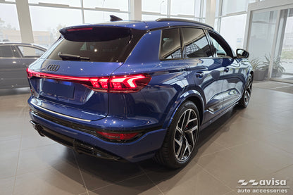 Lastskydd Shadow Premium Audi Q6 e-tron 2024+/ Audi SQ6 e-tron 2024+ – Silver / Spegelpolerat silver – detaljbild 2