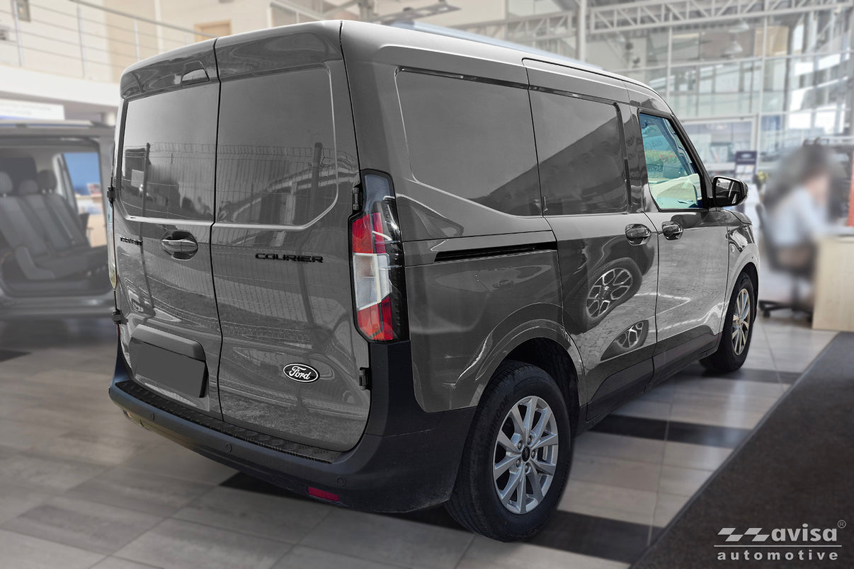 Lastskydd Black Mat Ford Tourneo Courier II 2023+ (fits to both versions: twin dörr and tailgate) m.fl. – Mattsvart – detaljbild 3