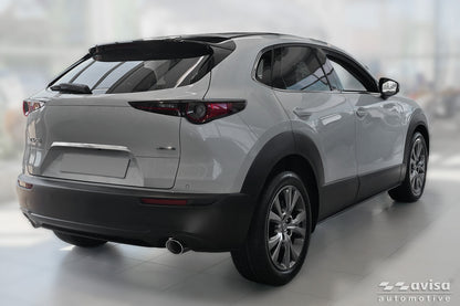 Bakluckelist Mazda CX-30 2019+ – Silver satin – detaljbild 2