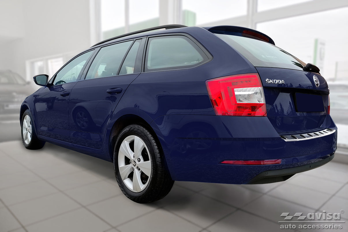 Lastskydd Strong Edition Skoda Octavia III Kombi facelift 2016–2019 – Silver – detaljbild 2