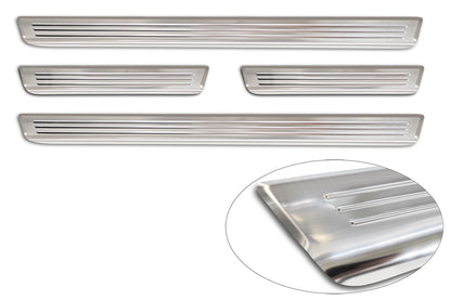 Tröskelskydd Lines Skoda Enyaq IV 2020+/ Skoda Enyaq Coupe iV 2022+ – Silver satin