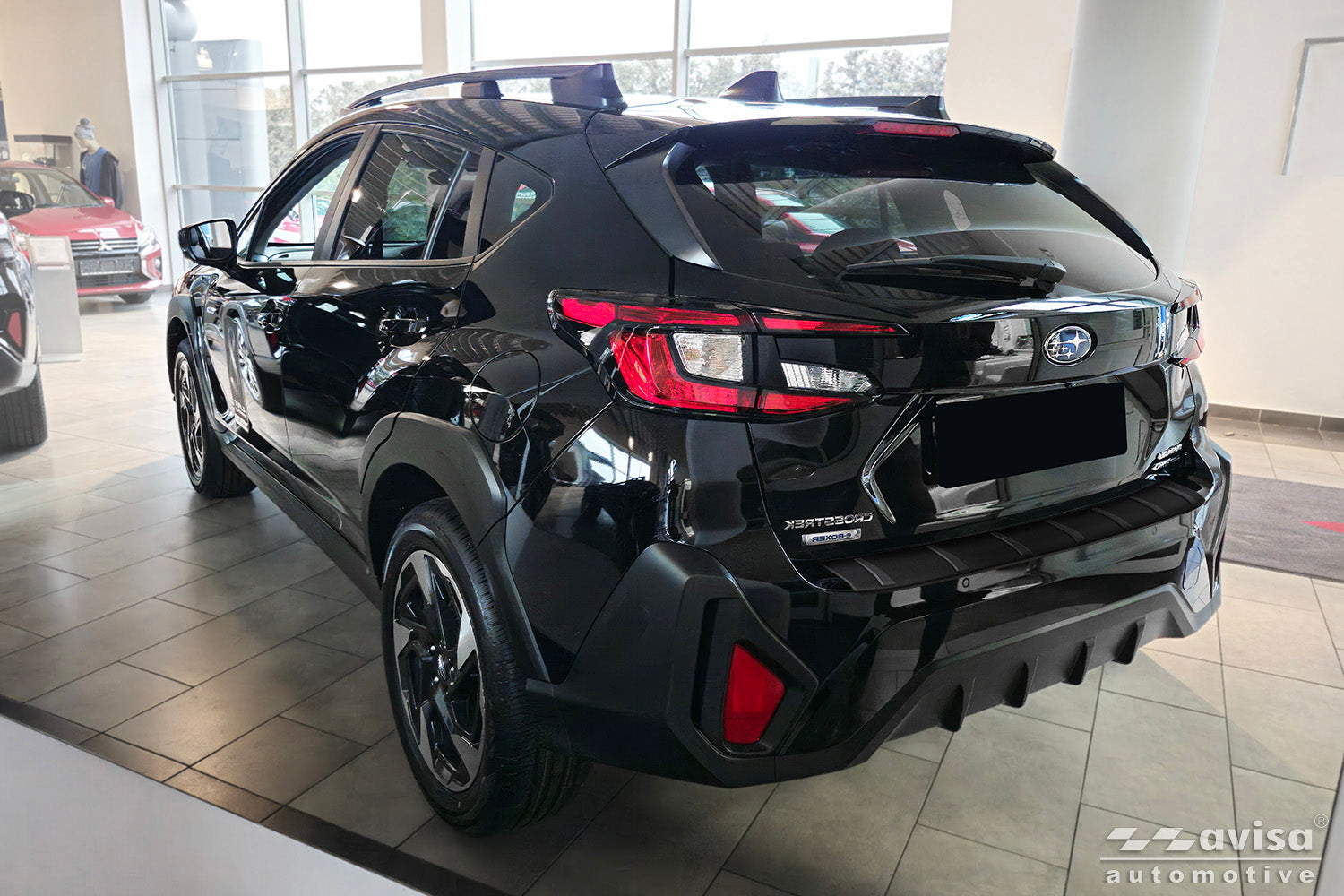 Lastskydd Black Mat Subaru Crosstrek III 2023+ – Mattsvart – detaljbild 2