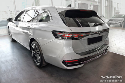 Tröskelskydd Lines Skoda Superb IV Kombi 2024+ / Volkswagen Passat B9 Variant/ R-line/ Hybrid 2024+ – Svart – detaljbild 3