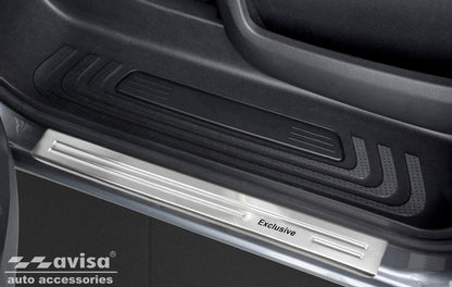 Tröskelskydd Exclusive Mercedes V Class W447/ Vito III 2014+ – Silver satin (2/13016) – detaljbild 3