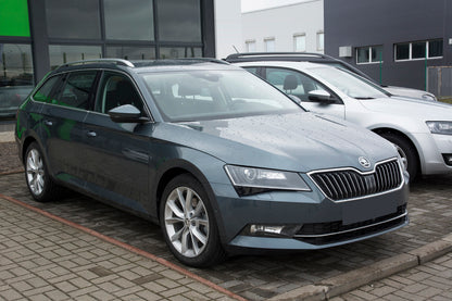 Lastskydd Skoda Superb III Kombi 2015–2019, facelift 2019–2024/ Scout III 2019+ – Svart – detaljbild 3