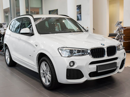Lastskydd BMW X3 F25 2014–2017 (fits also to X-line) – Spegelblank svart – detaljbild 3