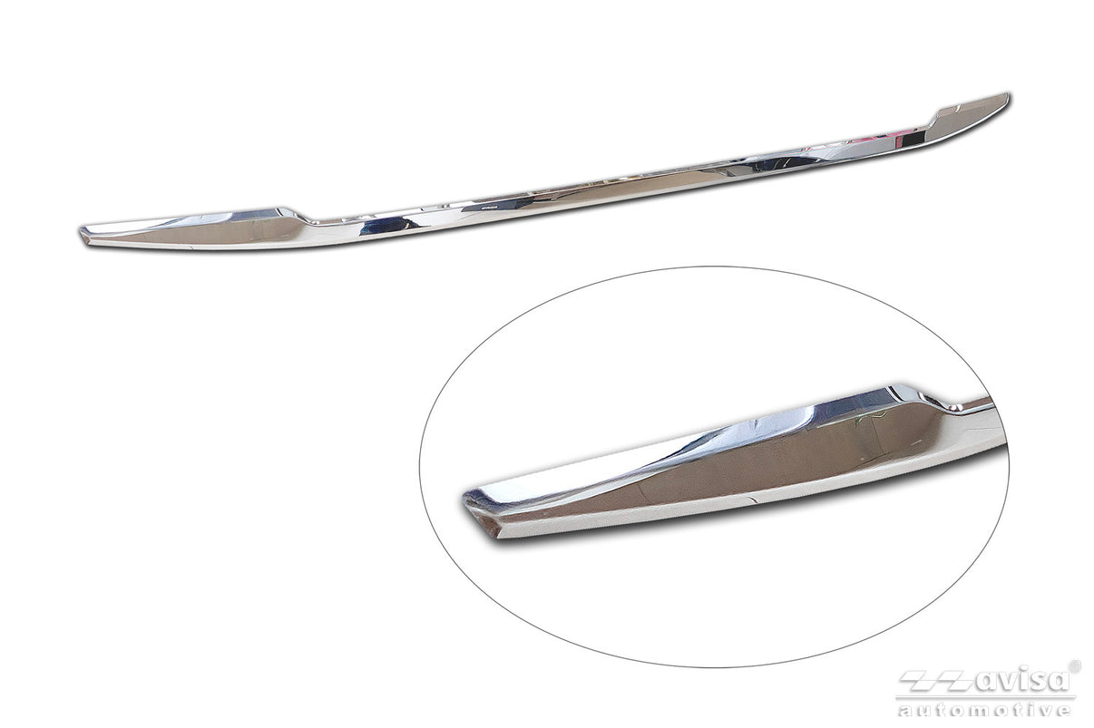 Bakluckelist Bmx X4 II (G02) M-paket facelift 2021+ – Spegelpolerat silver