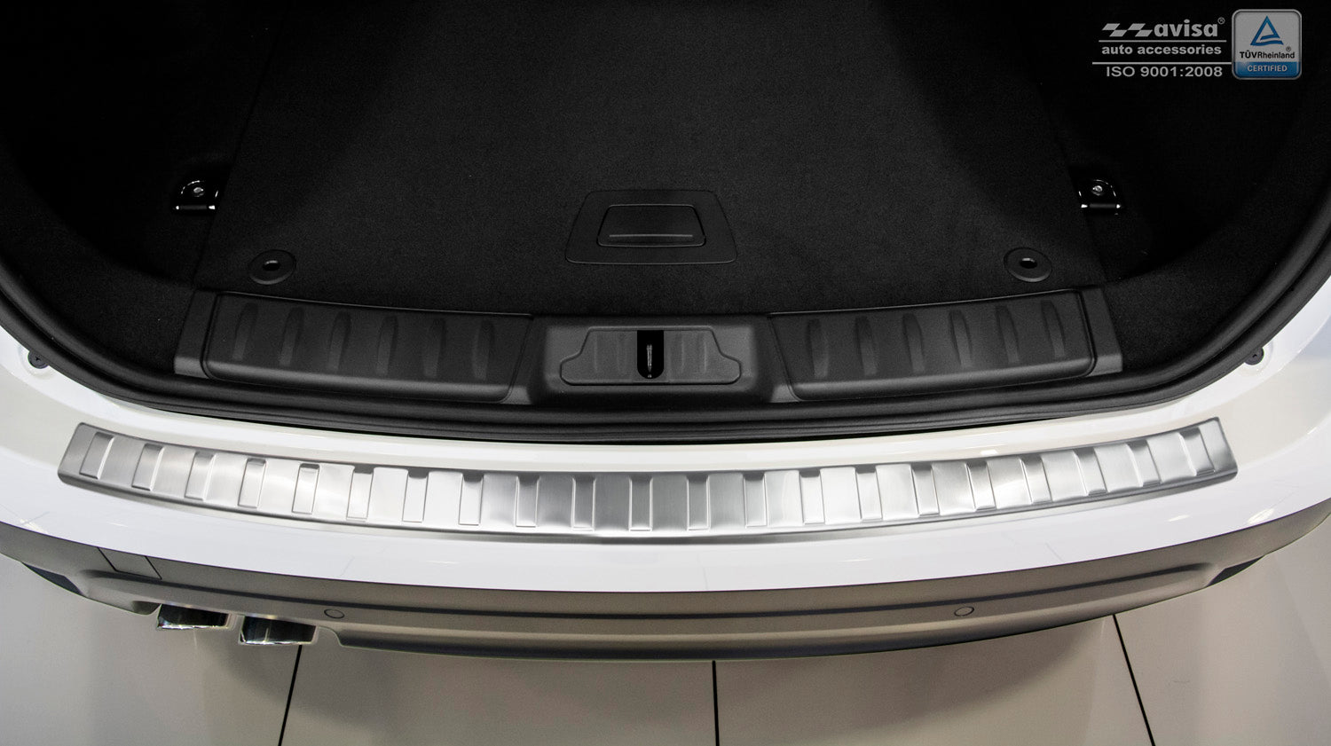 Lastskydd Jaguar F-Pace 2016–2020, facelift 2020+ – Silver satin – detaljbild 2
