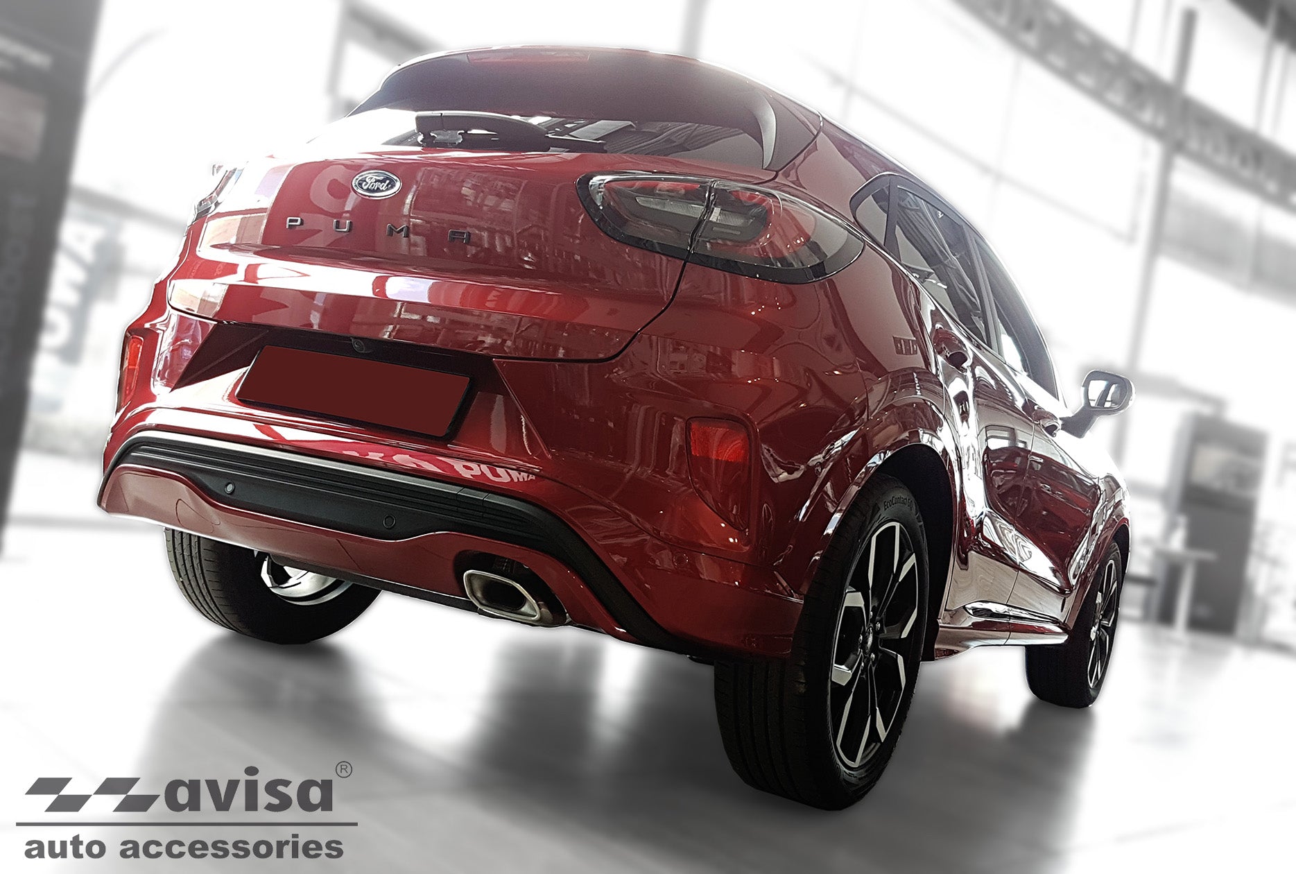 Lastskydd Ford Puma crossover 2019+ – Svart (2/45271) – detaljbild 2