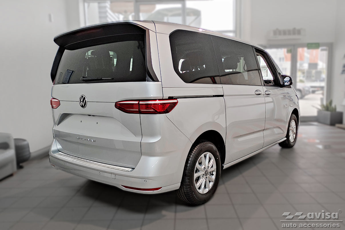 Lastskydd Volkswagen Multivan T7 2021+/ Family 2025/ California 2025+ Spegelpolerat silver – detaljbild 2